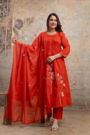 Kurti Dupatta Set by Vrinda Sakhi Creation Jaipur Wholesale