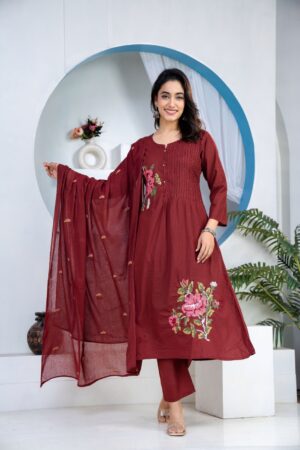 Kurti Dupatta Set by Vrinda Sakhi Creation Jaipur Wholesale