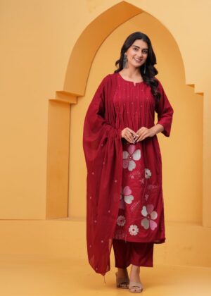 Kurti Dupatta Set by Vrinda Sakhi Creation Jaipur Wholesale
