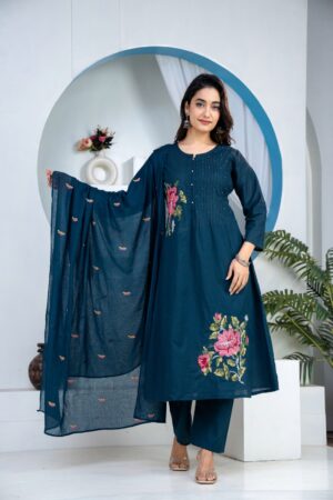 Kurti Dupatta Set by Vrinda Sakhi Creation Jaipur Wholesale