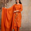 Kurti Dupatta Set by Vrinda Sakhi Creation Jaipur Wholesale