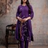 Purple Parrot Premium Cotton Kurti Dupatta Set