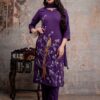 Purple Parrot Premium Cotton Kurti Dupatta Set